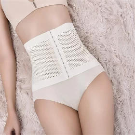 Waist Trainer Corset Belt for Slimming, Body Shaping-Beige