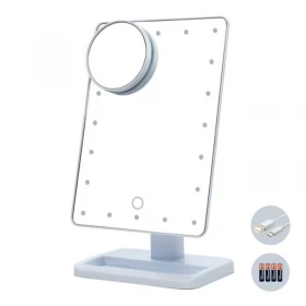 Mirror Vanity with 16 Lights-Battery