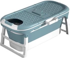3-in-1 Foldable Bathtub for Toddlers Adult (152 x 60 x 50 cm)